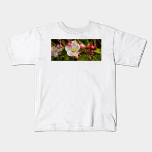 Apple Blossom Panorama Kids T-Shirt